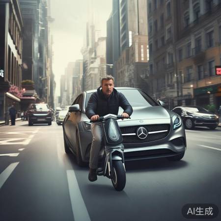 女司机巨车堵路