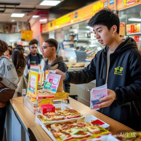 连锁品牌高校食堂揽客