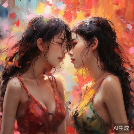 王曼昱孙颖莎互动瞬间：赛场上的青春风采