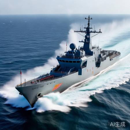 “福建舰远海训练，捍卫和平发展