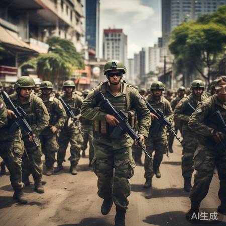 民兵训练，增强国防