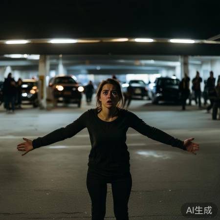 女子停车场人肉占车位，合理吗？引发争议！