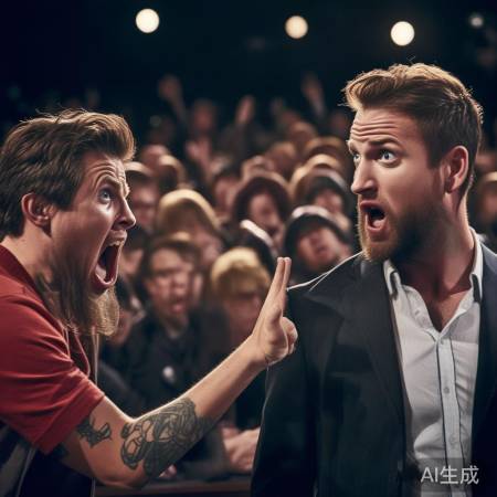 女子惊坐纹身展评委身上，警方紧急介入调查