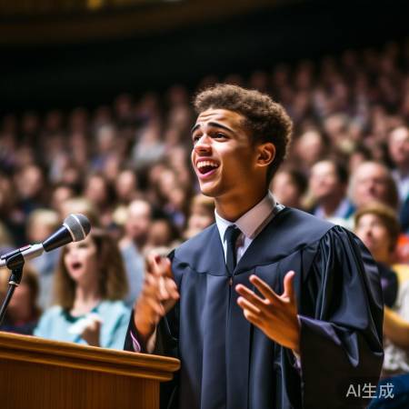 新生发言感动全场