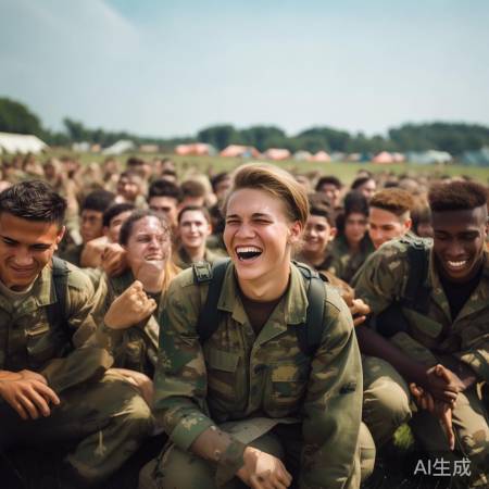 军训回忆，笑对青春