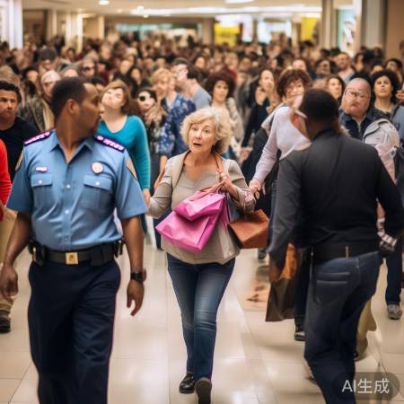 抢购不忘安全，保管好财物。