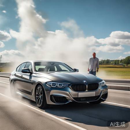 宝马熄火趴窝，两辆越野车趣味玩水圈圈转