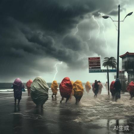 三台风登陆我国，南方多地受影响，最新天气预警发布