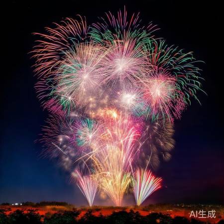 环保烟花，不留痕迹