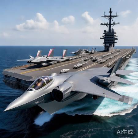 福建舰歼15，福特号F35C