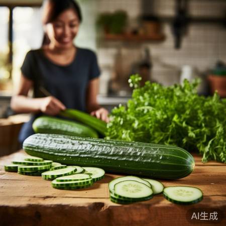 秋黄瓜：清爽润肺美容佳