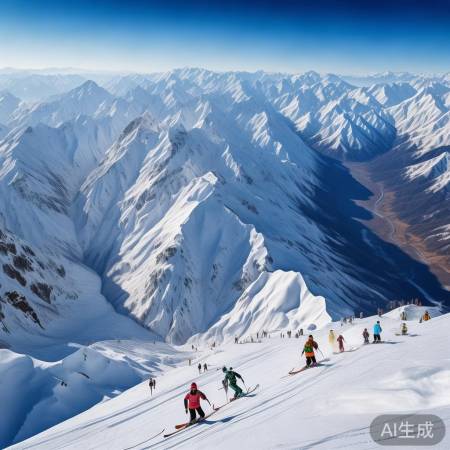 新疆天山，避暑滑雪胜地