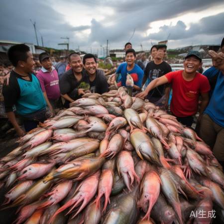 台风过后意外之财：村民捡到上百斤海鲜，网友感叹！