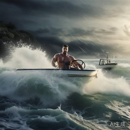 珠海司机台风天驾车造浪遭拘10日