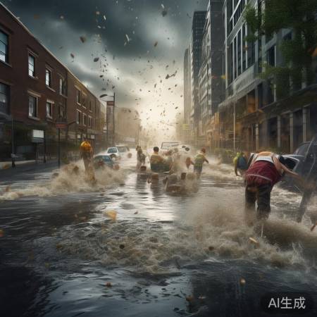 人祸：防灾不足，排水不畅