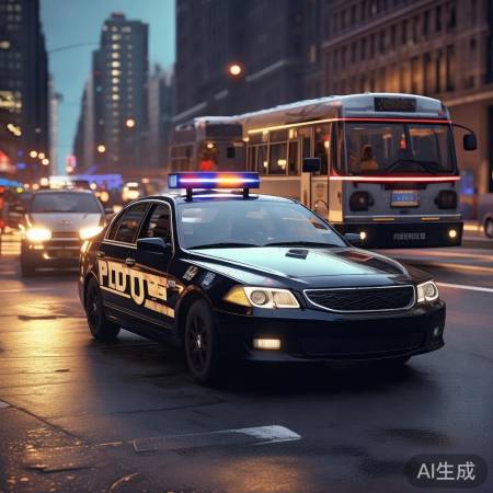 警车公车私用事件：山姆店前惊现违规现象