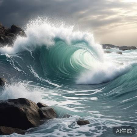 海南近岸海域受台风影响将现大到巨浪