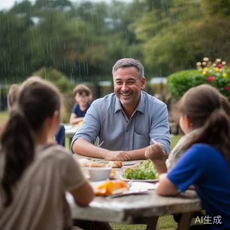 雨中校长接地气