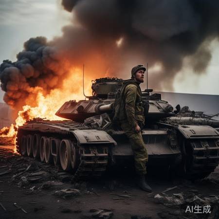 俄士兵坦克残骸坚守60天：生死较量见证英勇壮举