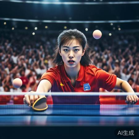 陈幸同展中国乒乓精神