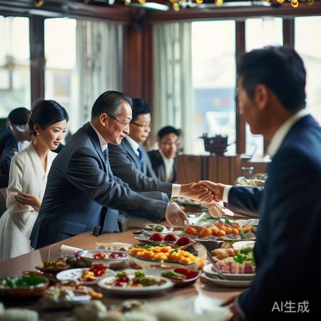 韩国商务礼节周到