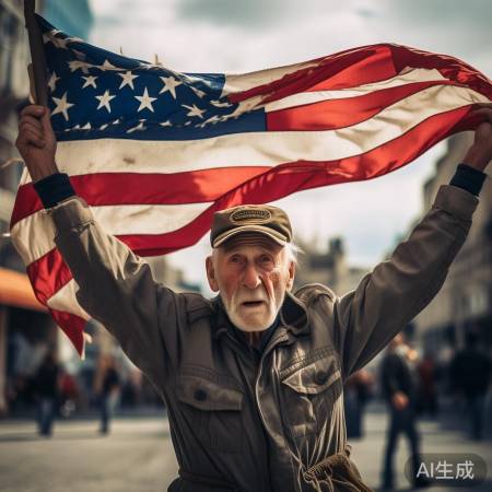 美退伍老兵作案车辆插两面国旗：引人关注的背后真相