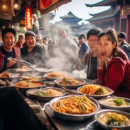 蒋欣西安美食之旅成功