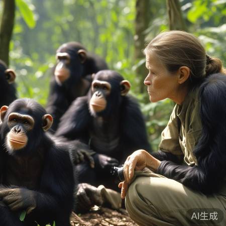 “珍古道尔：黑猩猩研究先锋”