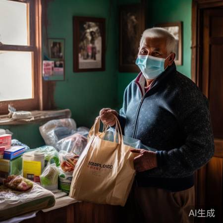 老者抗疫传爱心