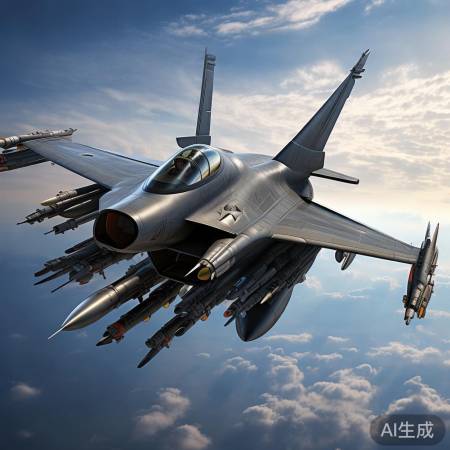 歼16火力全开，敌机瞬间化为乌