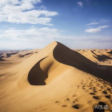 鸣沙山壮丽河山