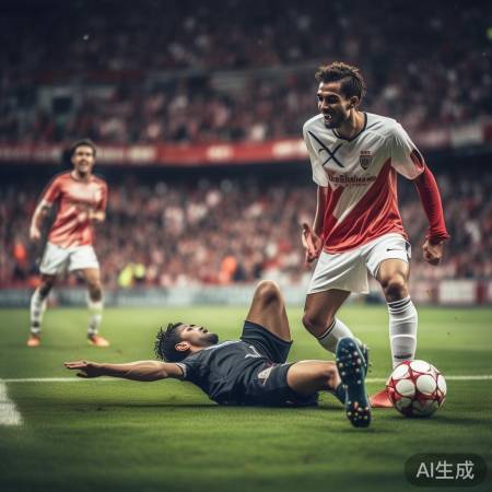 莎头意外踩脚，幽默化解尴尬