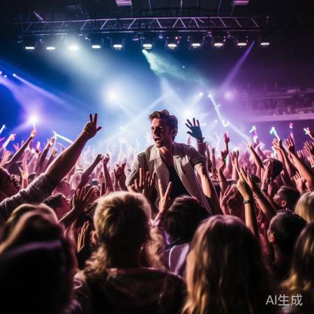 郭富城成都演唱会，粉丝疯狂互动