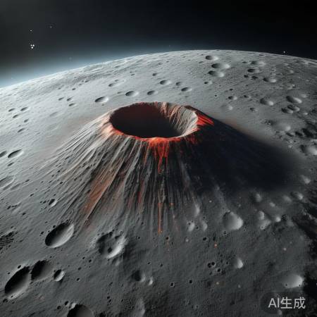 月球曾现剧烈火山