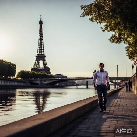 马克龙塞纳河畔宁静时光