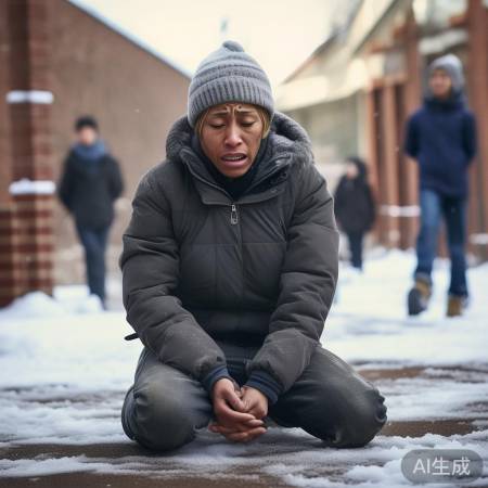 家长跪地被学生轮流踩过，校方致歉引社会关注