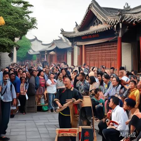 西安街头，唐韵市井