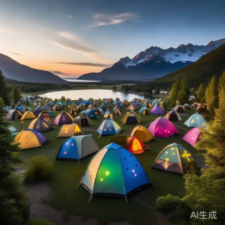 景区外帐篷大军兴起：揭秘露营新趋势