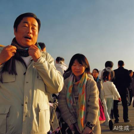 “江西暖阳，早晚温差大，保暖提