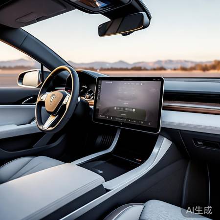 Model Y内饰舒适，大屏语