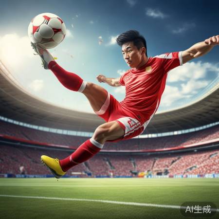 武磊倒挂金钩，惊艳足坛