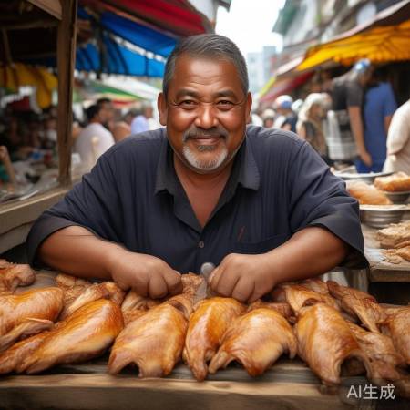鸡排哥金句：良心鸡排，坚守真诚