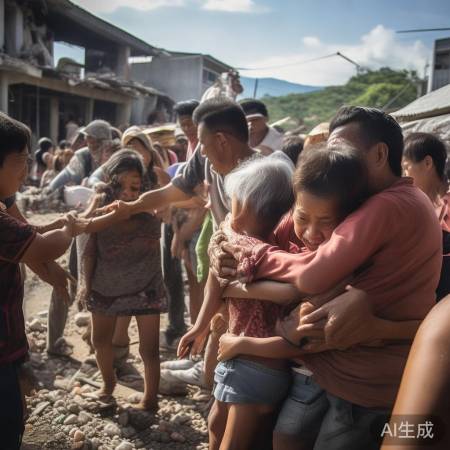 菲律宾地震见证人性光辉