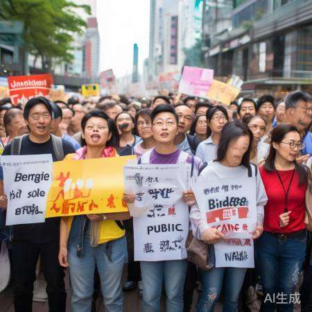 台湾民众呼吁政客为民着想
