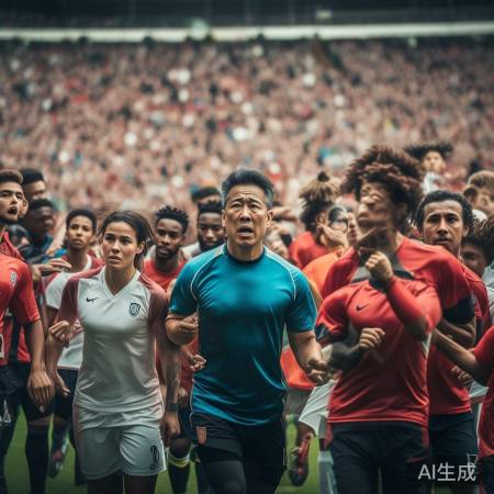 足球圆，裁判失误，梦不止