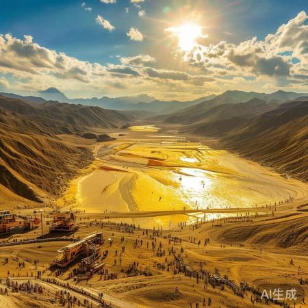 甘肃金矿，诱人旅游地