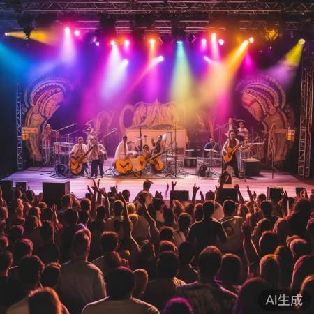 印乐队精彩演出，亚锦赛颁奖盛典预热进行时