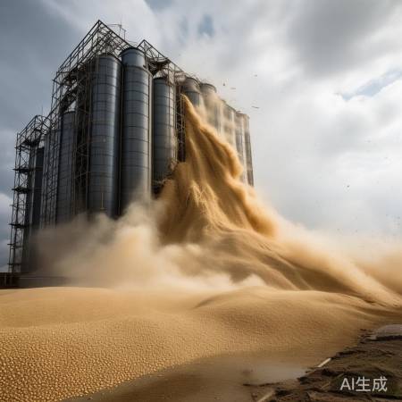 美国816吨大豆粮仓倒塌，事故原因及影响深度解析