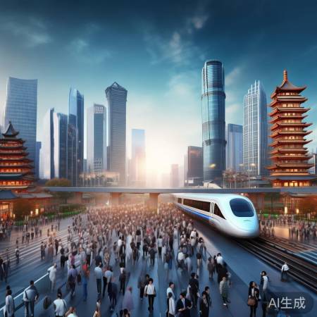 中国经济蓬勃发展