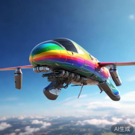 “我国霸气回旋彩虹5无人机”